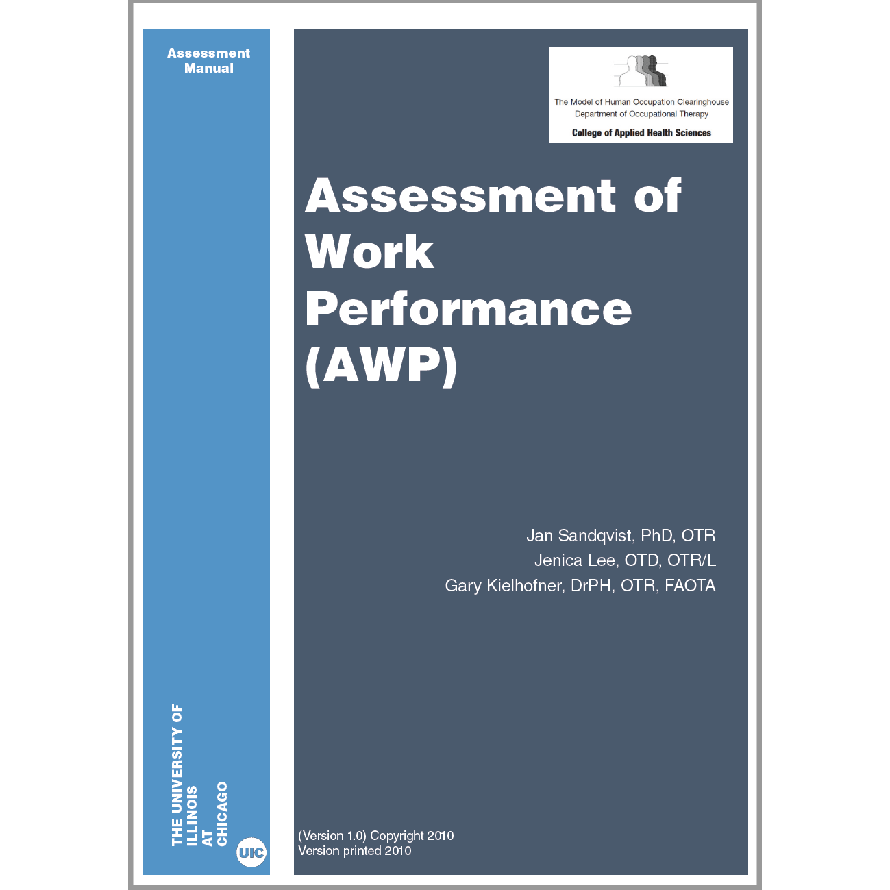 AWP工作表現(xiàn)評價量表
