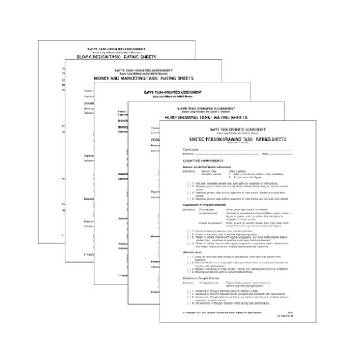 灣區(qū)功能表現(xiàn)測驗(yàn)套件-任務(wù)導(dǎo)向評估TOA-Maddak-BaFPE型