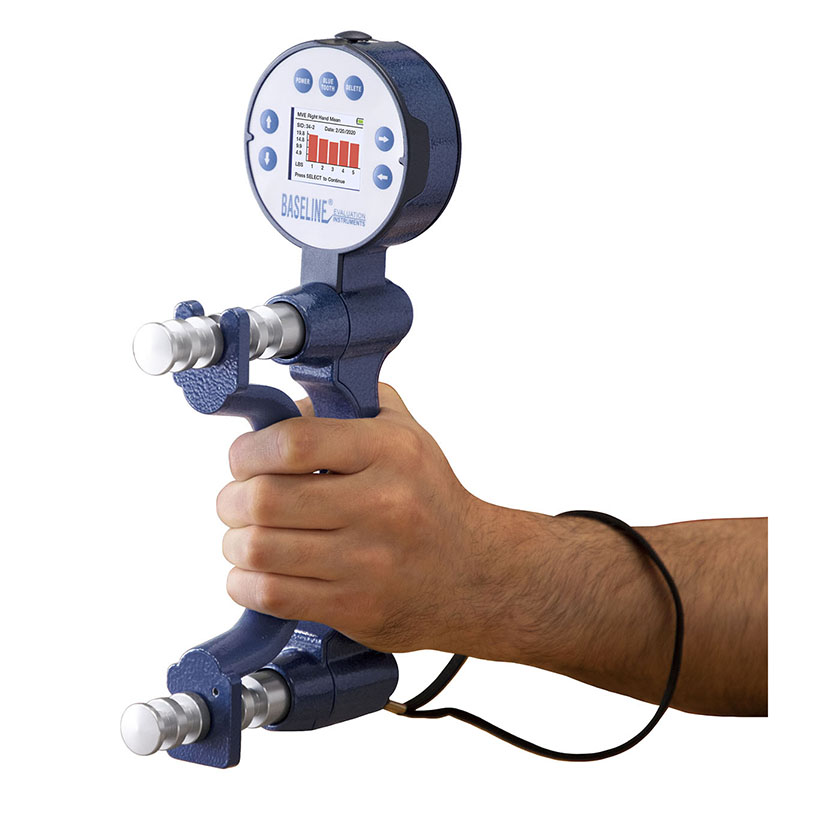 Baseline BIMS數(shù)碼握力計--五捏距數(shù)碼捏力計-數(shù)碼手功能評估箱三件套