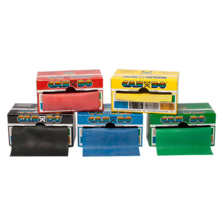 CanDo盒裝彈性阻力訓練帶