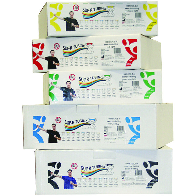 Sup-R Tubing盒裝無乳膠彈力訓(xùn)練管