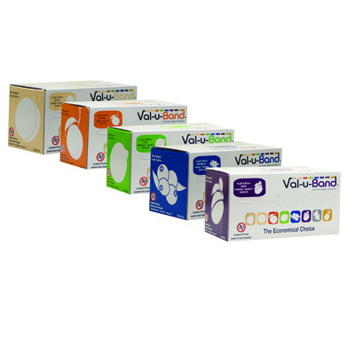 Val-u-Band盒裝無乳膠彈力帶-漸進式阻力訓(xùn)練帶